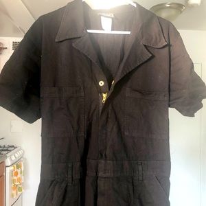 Big Bud Press Black Short Sleeved Jumpsuit